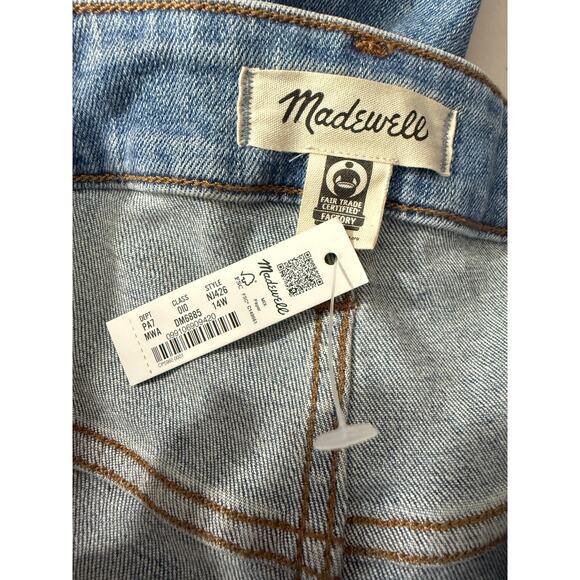 NWT Madewell Mid-Rise Kick Out Jeans Size 14W NJ426 – Bootcut Denim - Picture 8 of 15